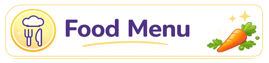 Food menu